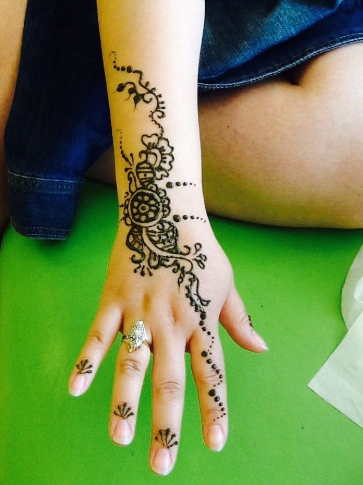 Henna by our artist — Unique Eyebrow Threading